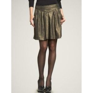 Gap Metallic Copper Skirt